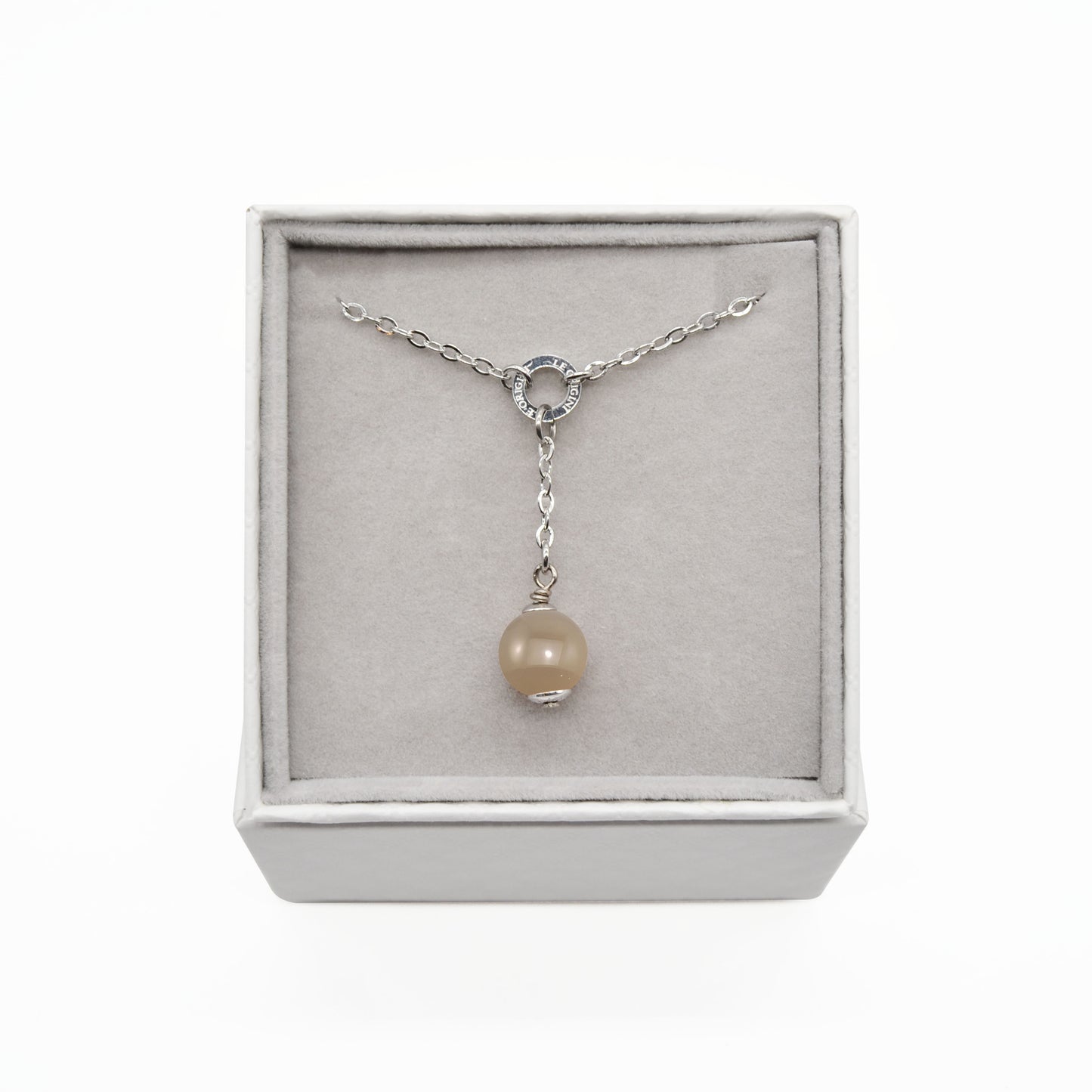 Collana Mini Zodiac + Agata Grigia