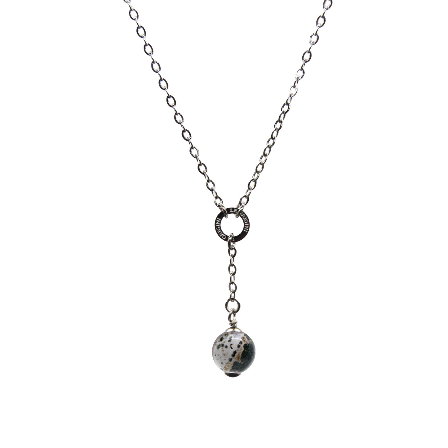 Collana Mini Zodiac + Diaspro Oceano