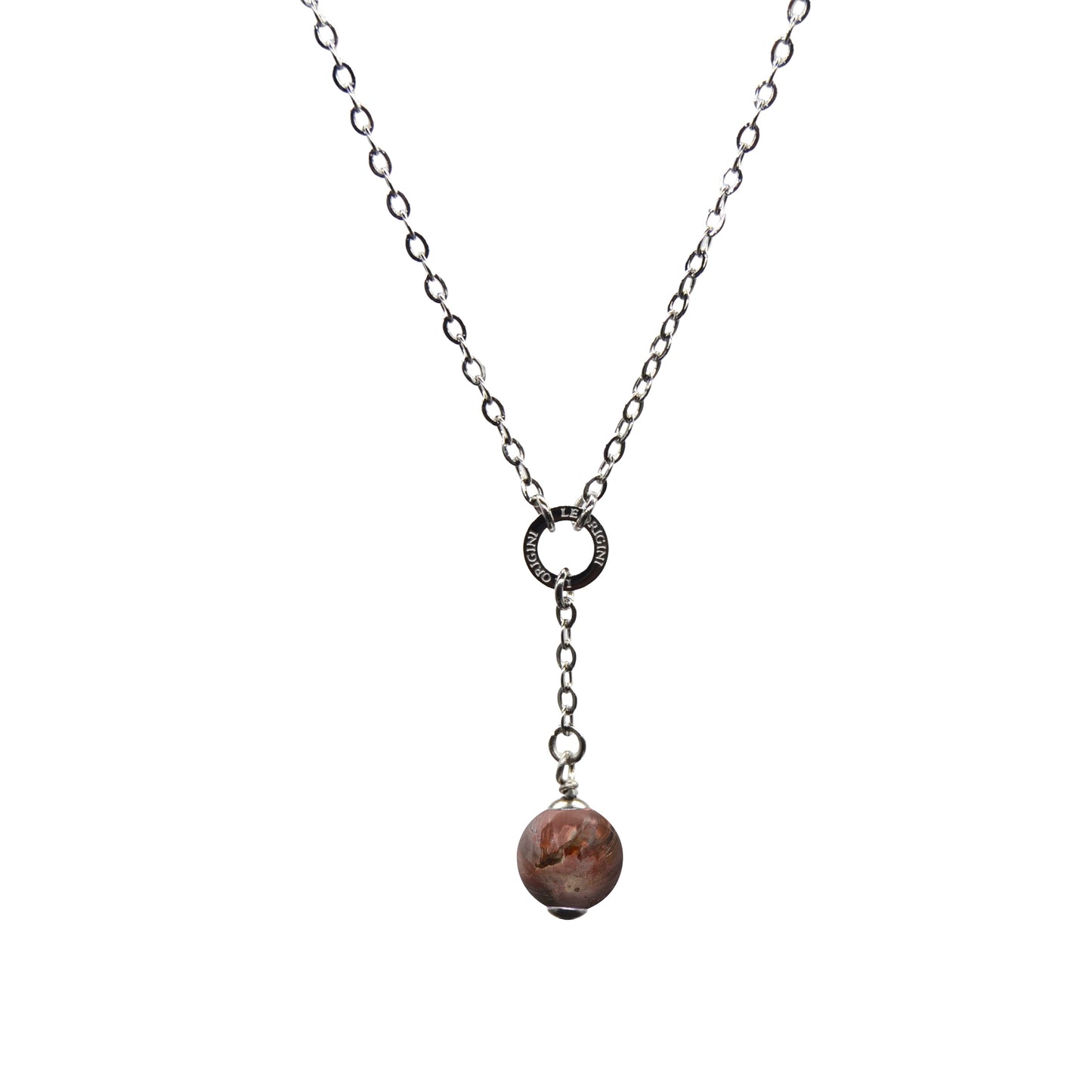 Collana Mini Zodiac + Legno Fossile