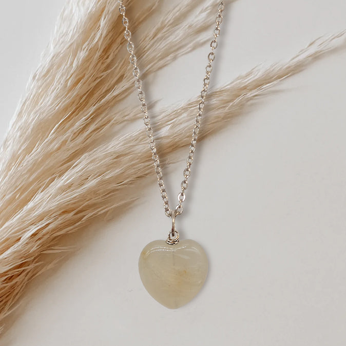 Charm Cuore Pietra di Luna - Limited Edition