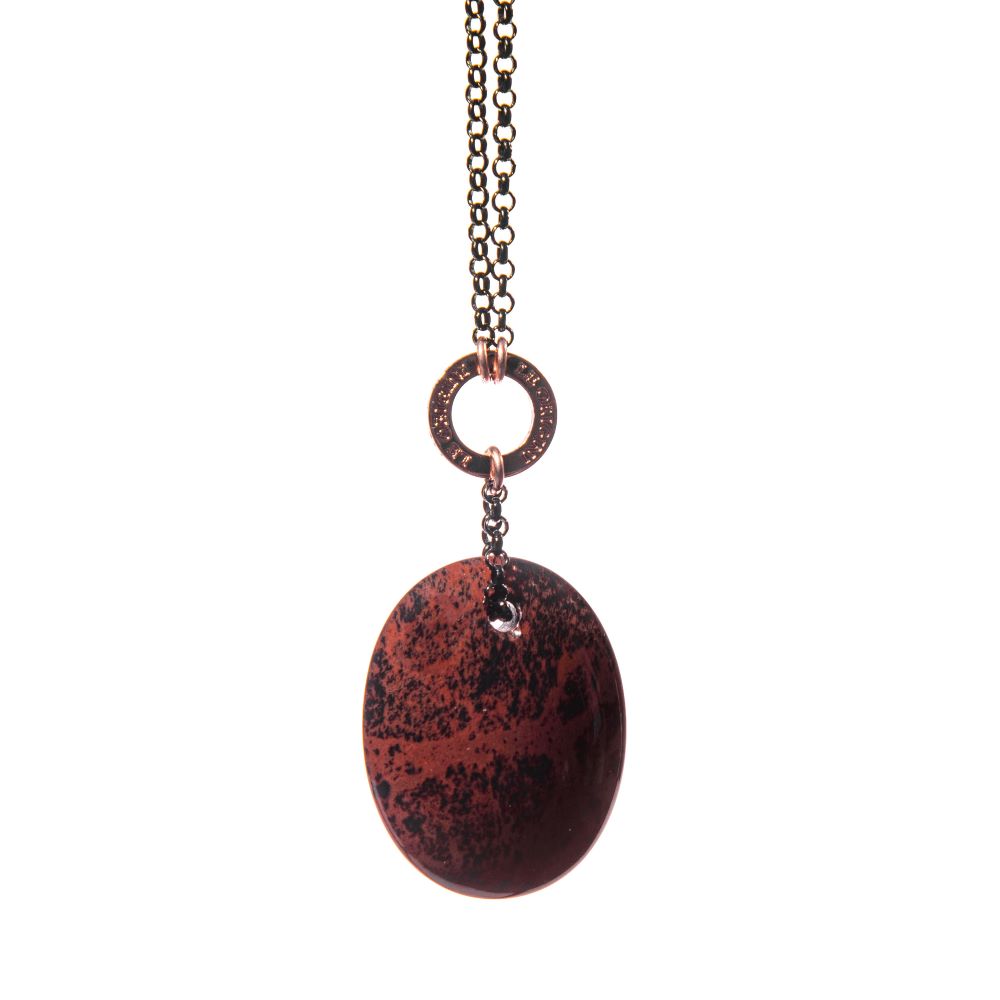 Collana Zodiac Ossidiana Mogano - Limited Edition