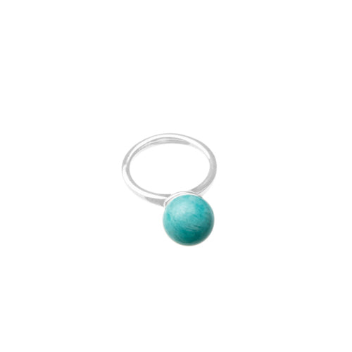 Sfera Anello Moon - Amazzonite