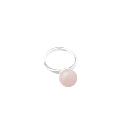 Sfera Anello Moon - Quarzo Rosa