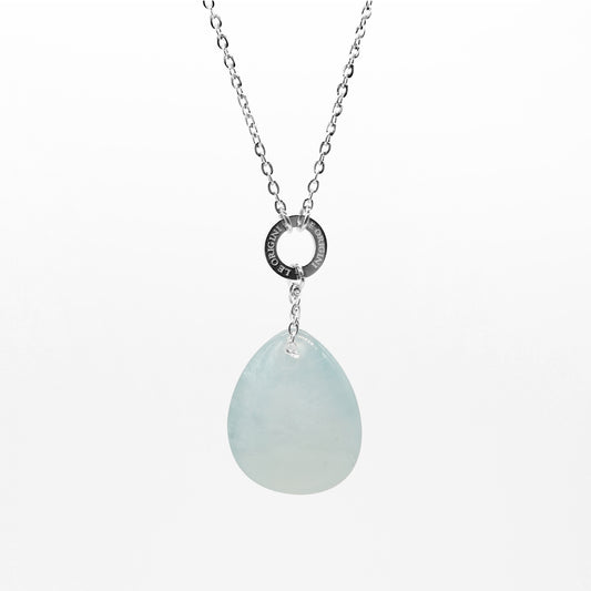 Collana Goccia Acquamarina