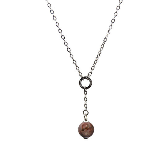 Collana Mini Zodiac + Legno Fossile