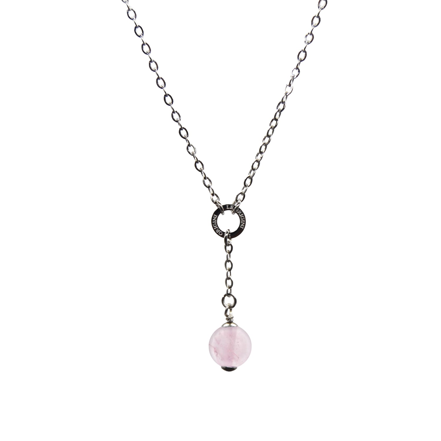 Collana Mini Zodiac + Quarzo Rosa