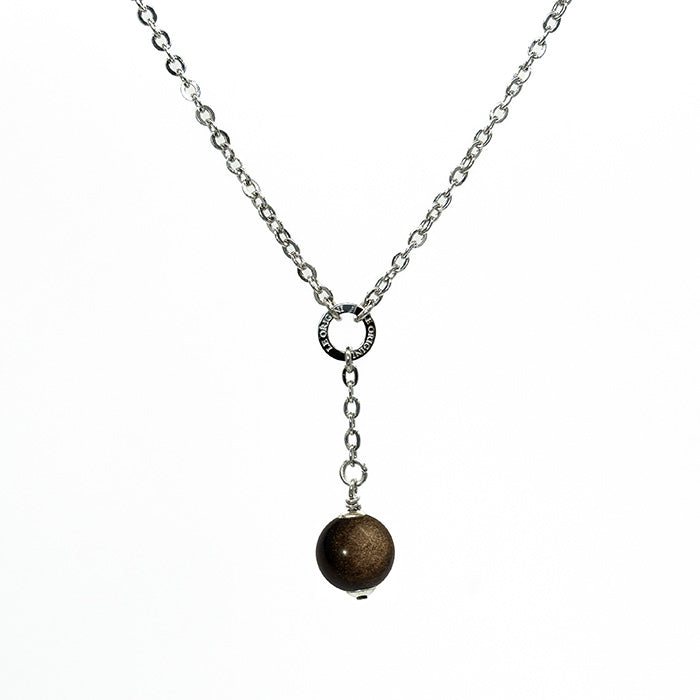 Collana Mini Zodiac + Ossidiana Golden