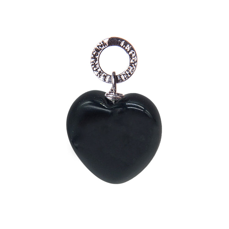 Charm Cuore Ossidiana - Limited Edition