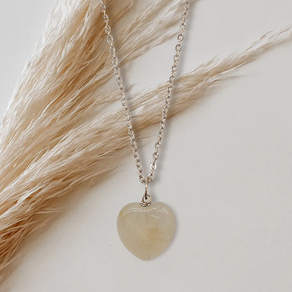 Charm Cuore Pietra di Luna - Limited Edition