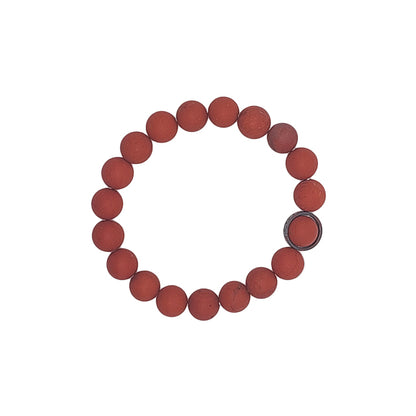 Bracciale Diaspro Rosso 4 Elementi