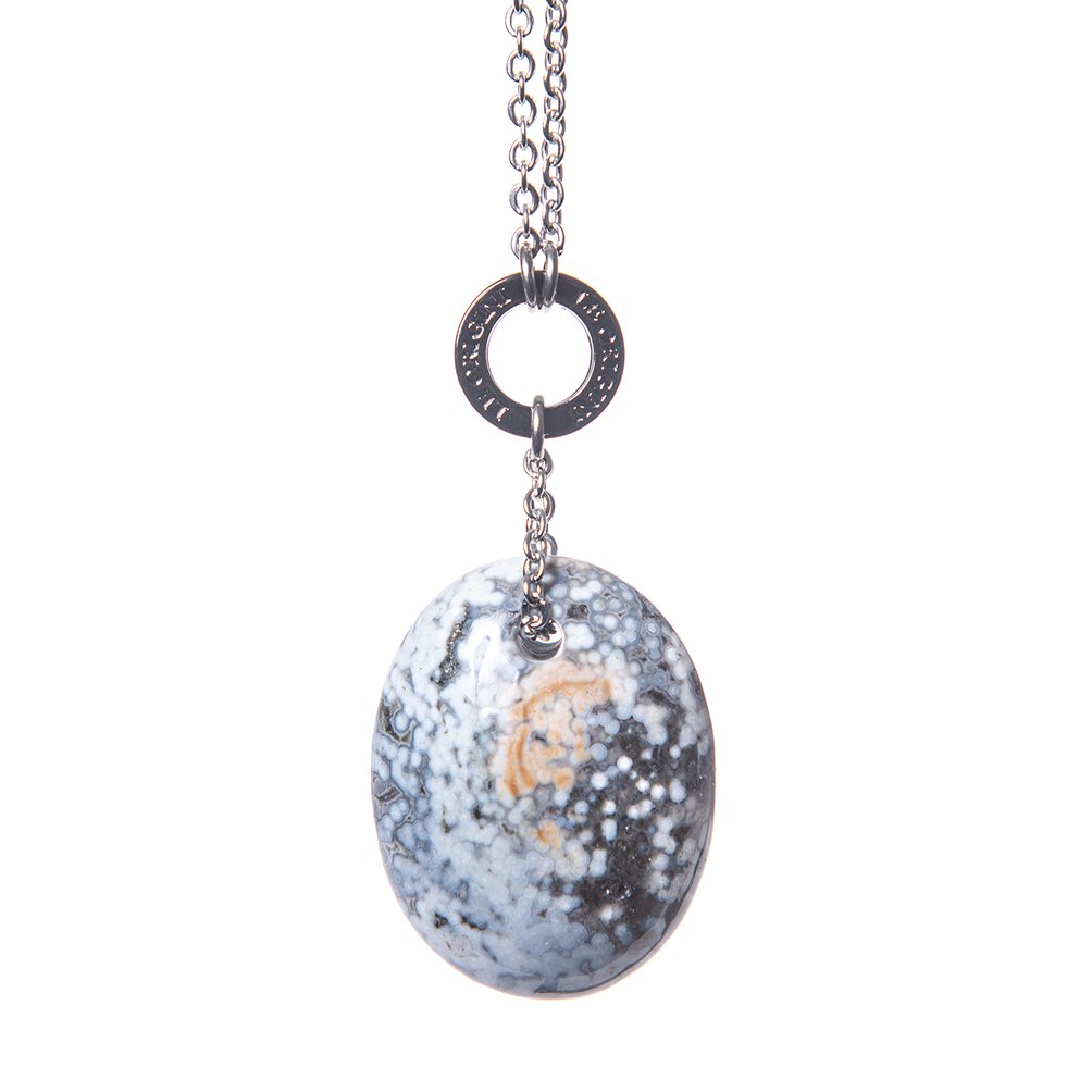 Collana Zodiac Diaspro Oceano - Ariete - Le Origini pietre dure pietre semipreziose, pietre naturali
