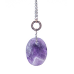 Collana Zodiac Ametista - Pesci - Le Origini pietre dure pietre semipreziose, pietre naturali