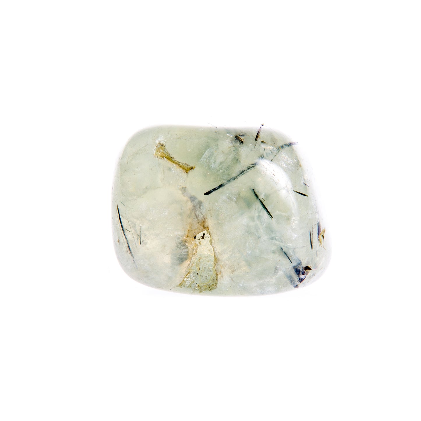 Burattato Prehnite Tormalinata - Le Origini pietre dure pietre semipreziose, pietre naturali