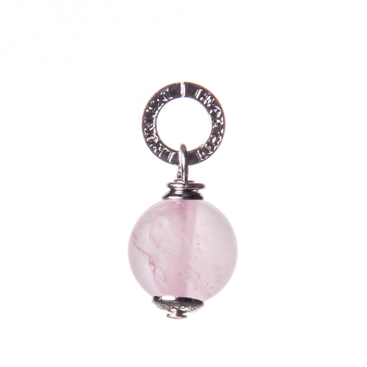 Charm Quarzo Rosa - Le Origini pietre dure pietre semipreziose, pietre naturali