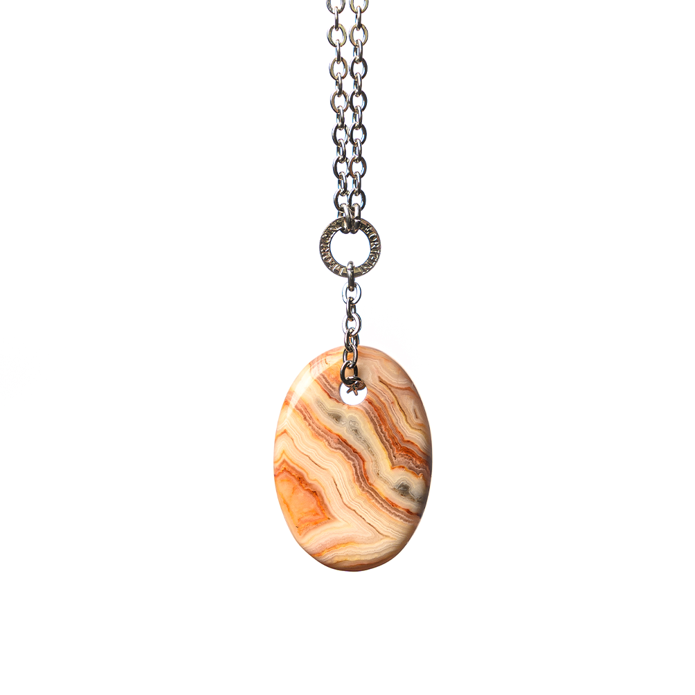 Collana Mini Zodiac Crazy Agata - Acquario - Le Origini pietre dure pietre semipreziose, pietre naturali